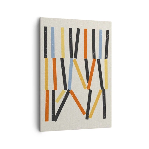 Tablou pe pânză - Compoziție la nivel - 50x70 cm