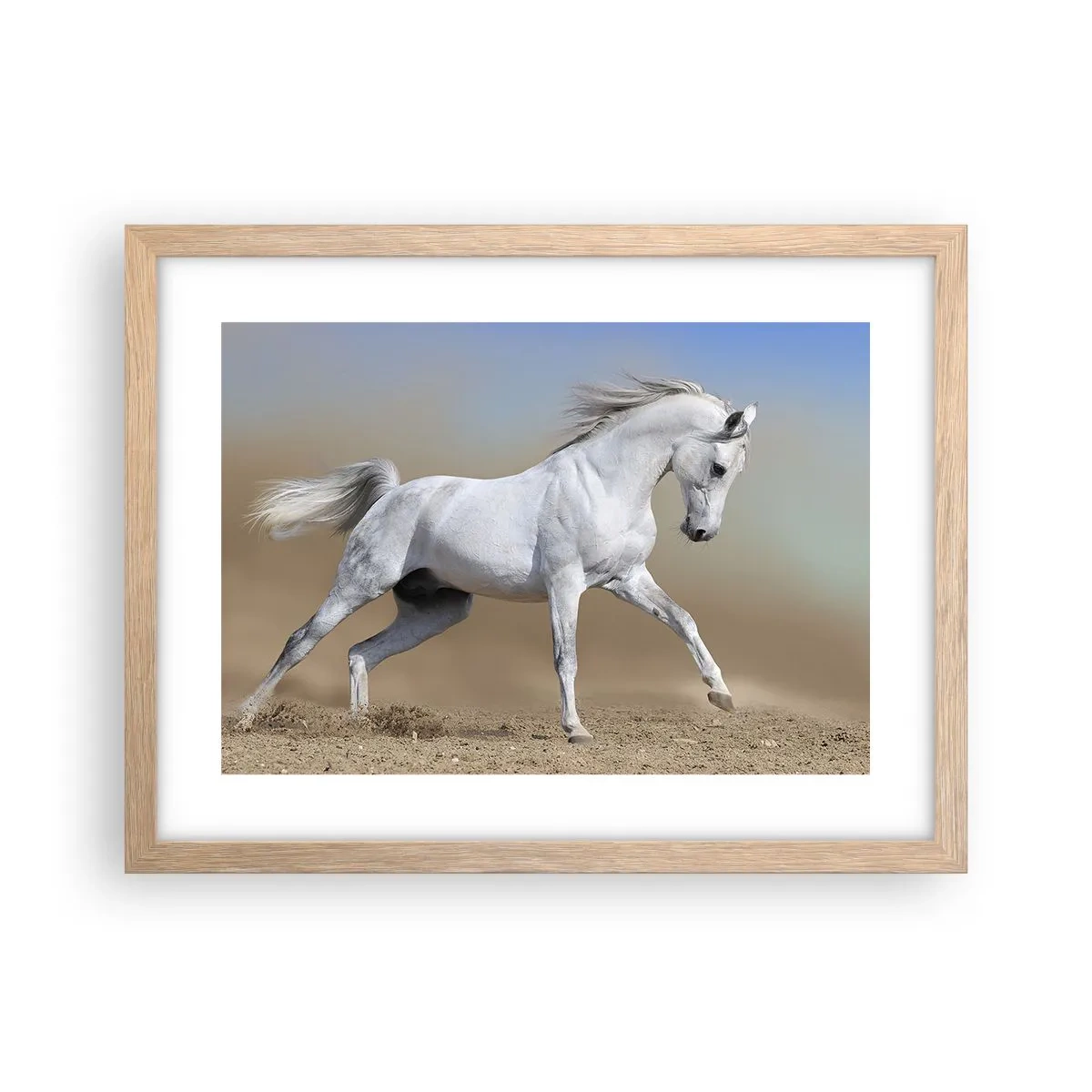 Poster în ramă de stejar deschis - Cea mai frumoasă poveste arabă - 40x30 cm