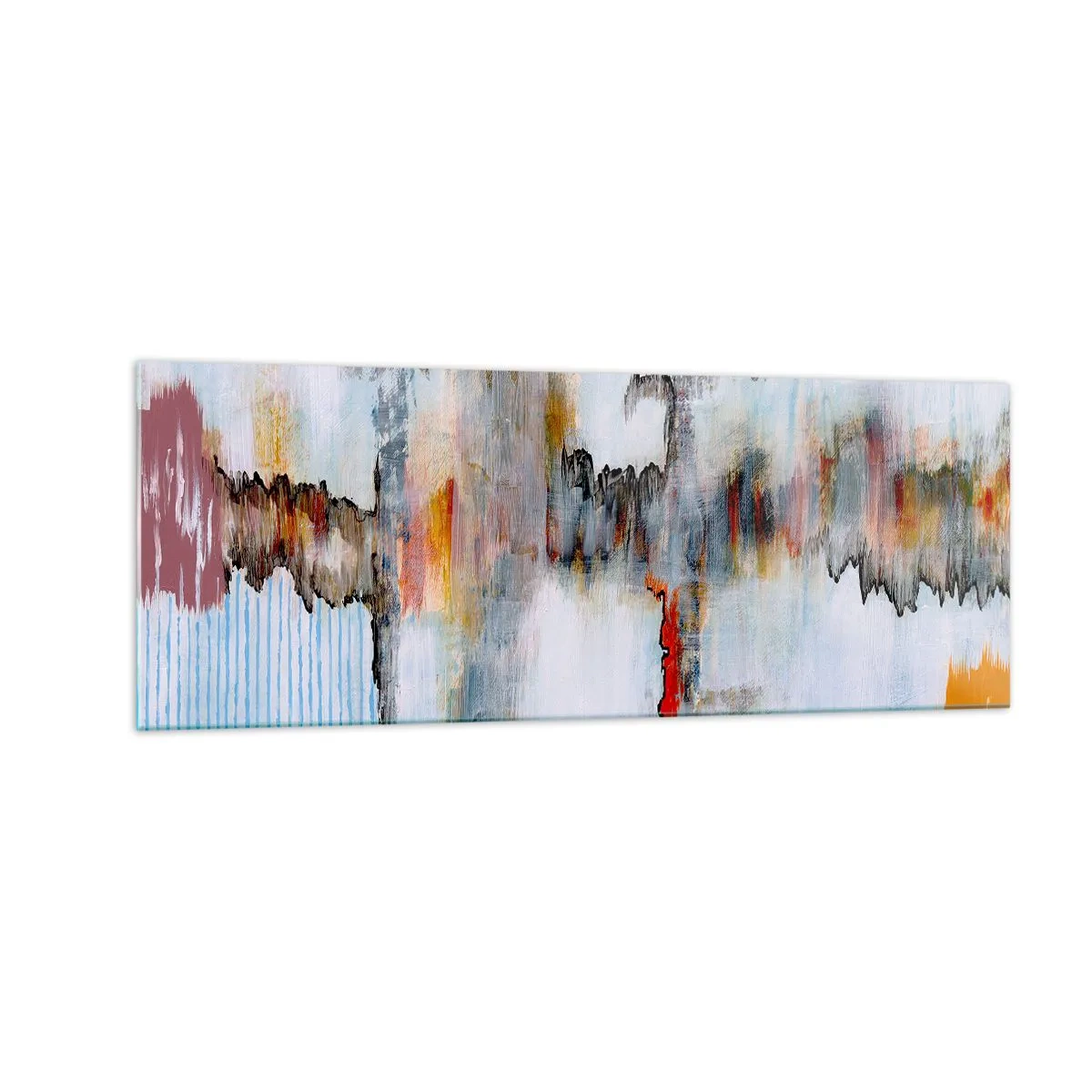 Tablou pe sticlă - Cu bățul pe apă - 140x50 cm