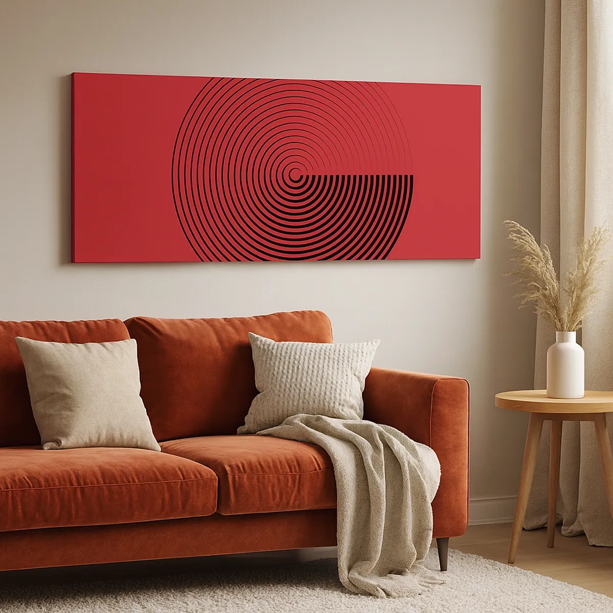 Tablou pe pânză - Mișcare circulară - 30x30 cm