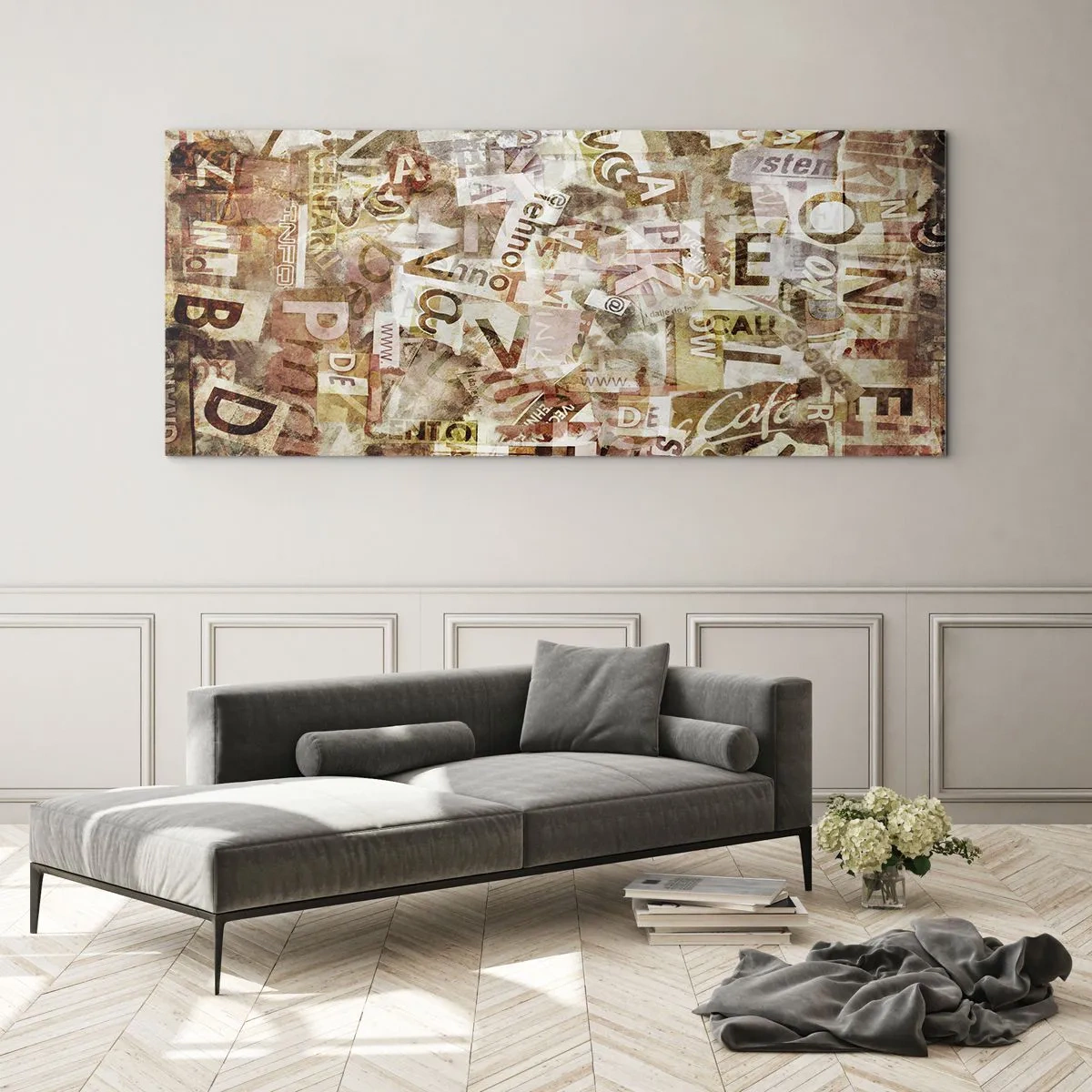 Tablou pe sticlă - Îi unesc pe cei care stau la taclale - 100x40 cm