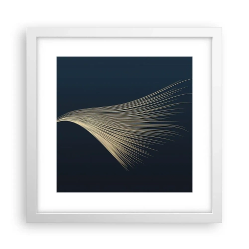 Poster în ramă albă - Ca părul unui înger - 30x30 cm