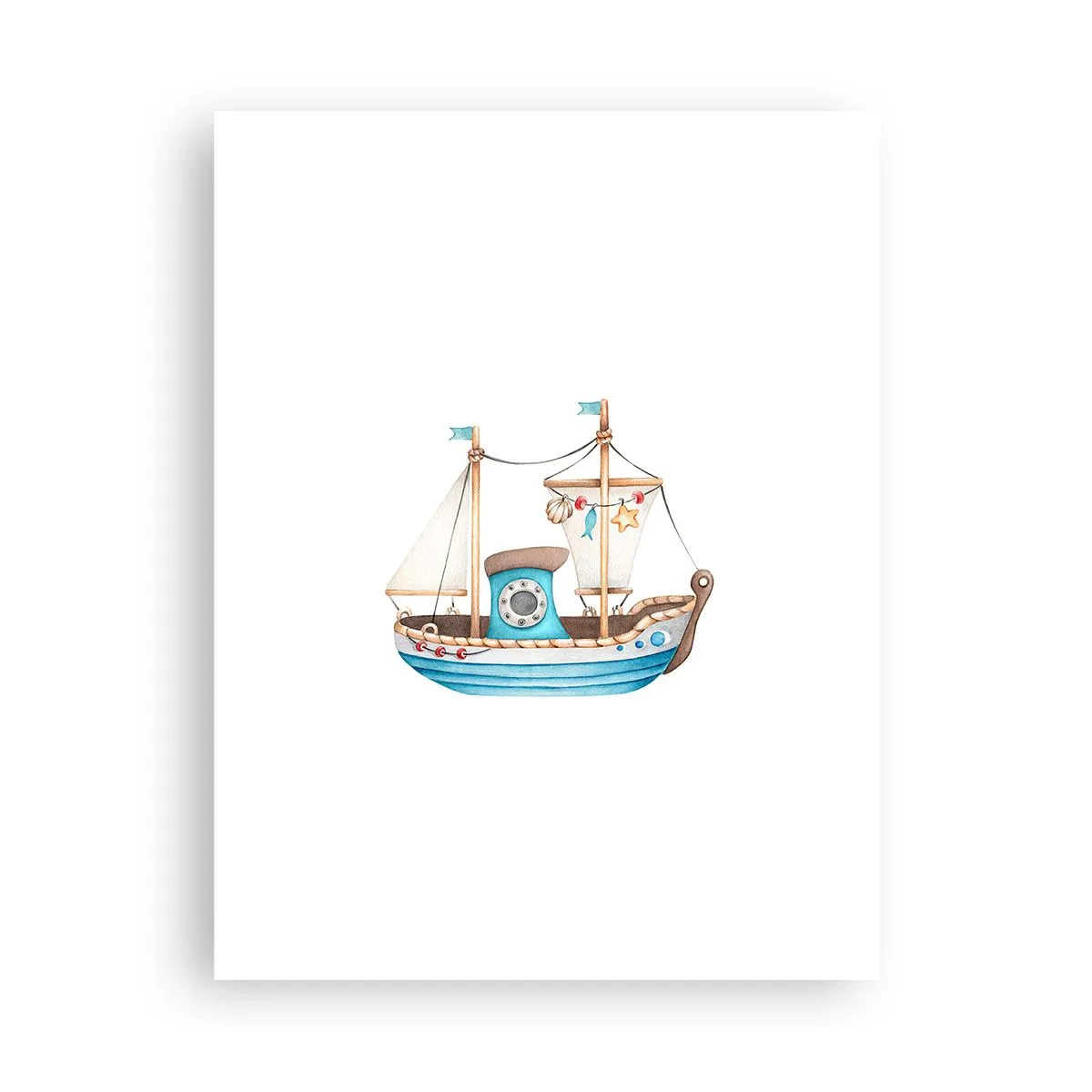 Poster - Ahoy aventura! - 30x40 cm