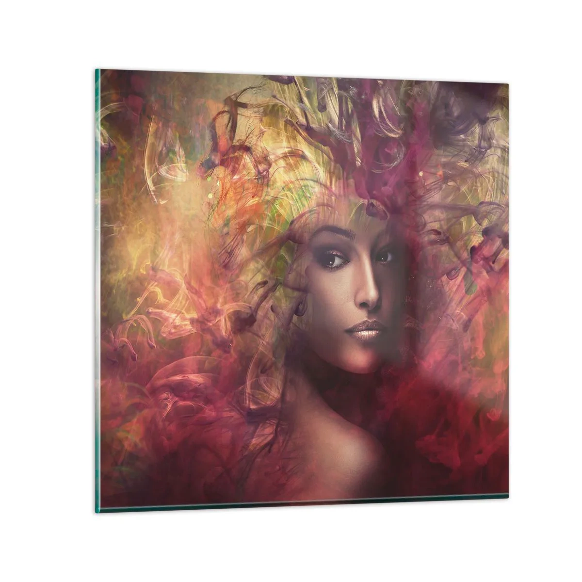 Tablou pe sticlă - Iată-mă! - 60x60 cm