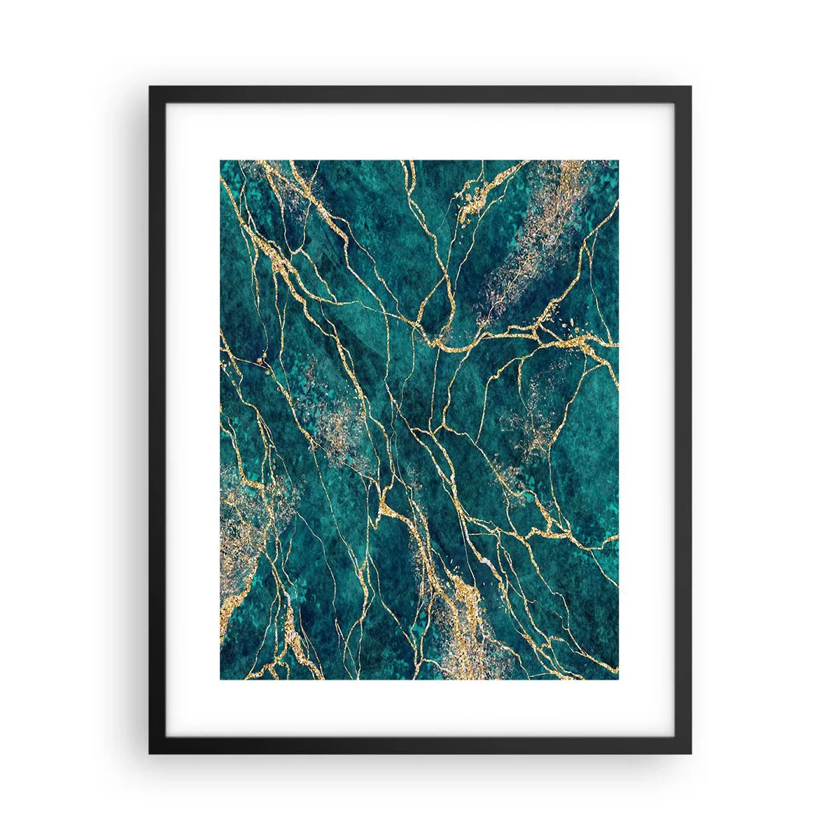 Poster în ramă neagră - Filon de aur - 40x50 cm