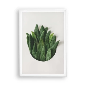 Poster în ramă albă - Curiozitatea nestăvilită - 70x100 cm