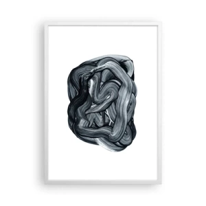 Poster în ramă albă - Nu este atât de simplu - 50x70 cm