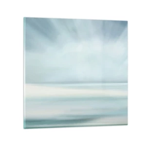 Tablou pe sticlă - Liniște până la orizont - 70x70 cm