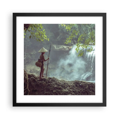 Poster în ramă neagră - Prietenul naturii - 40x40 cm