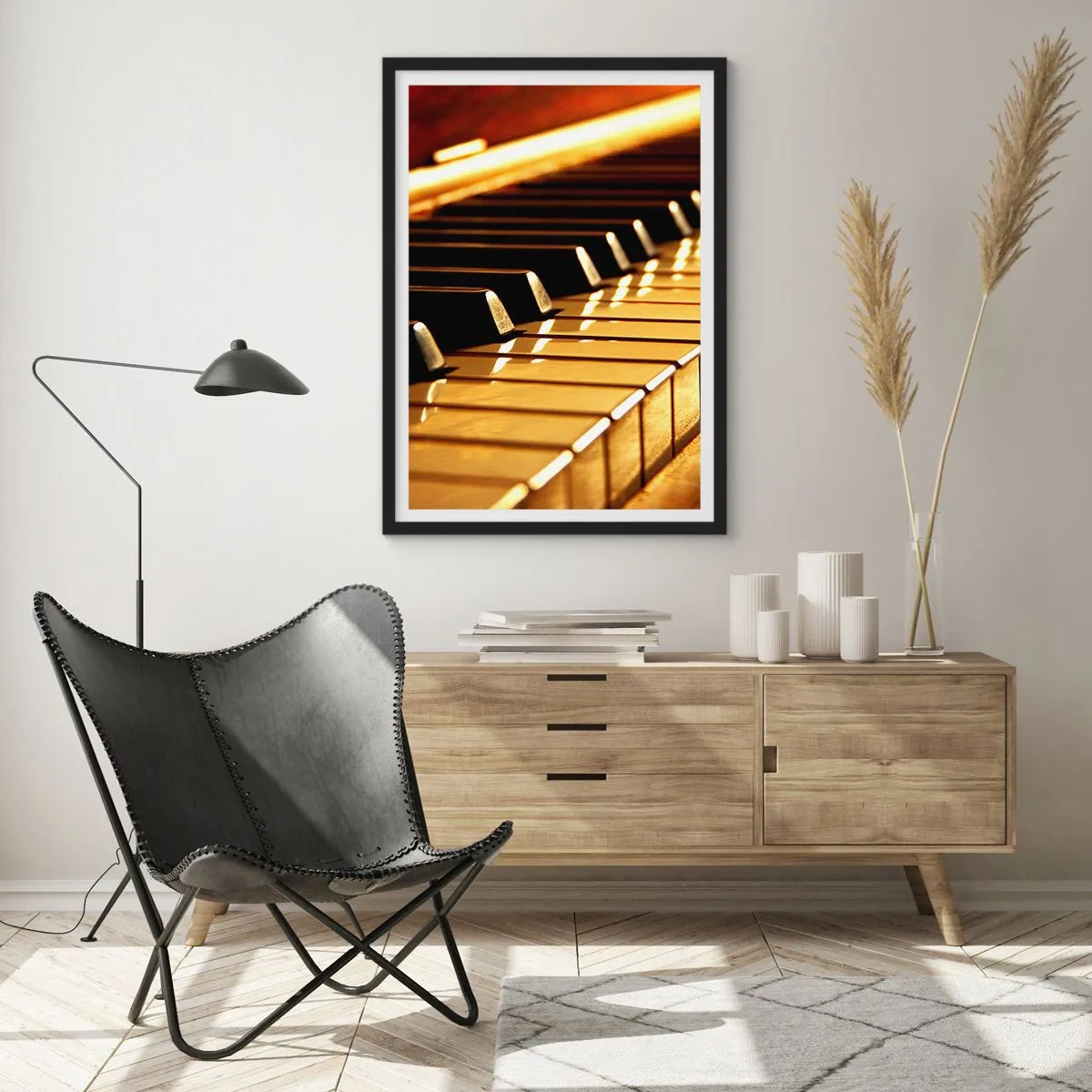 Poster în ramă neagră - Posibilități nelimitate - 30x40 cm