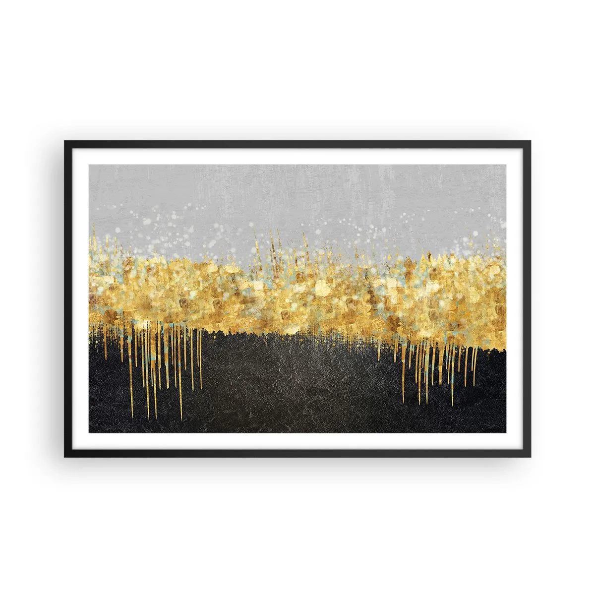 Poster în ramă neagră - Înăuntru și în sus - 91x61 cm