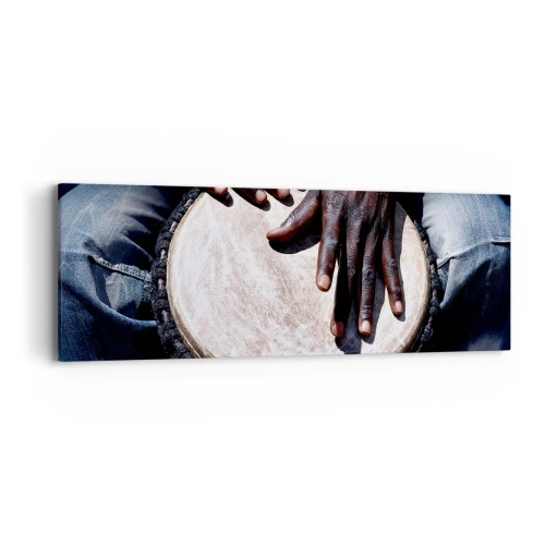 Tablou pe pânză - Trăiește în ritmul tău - 90x30 cm