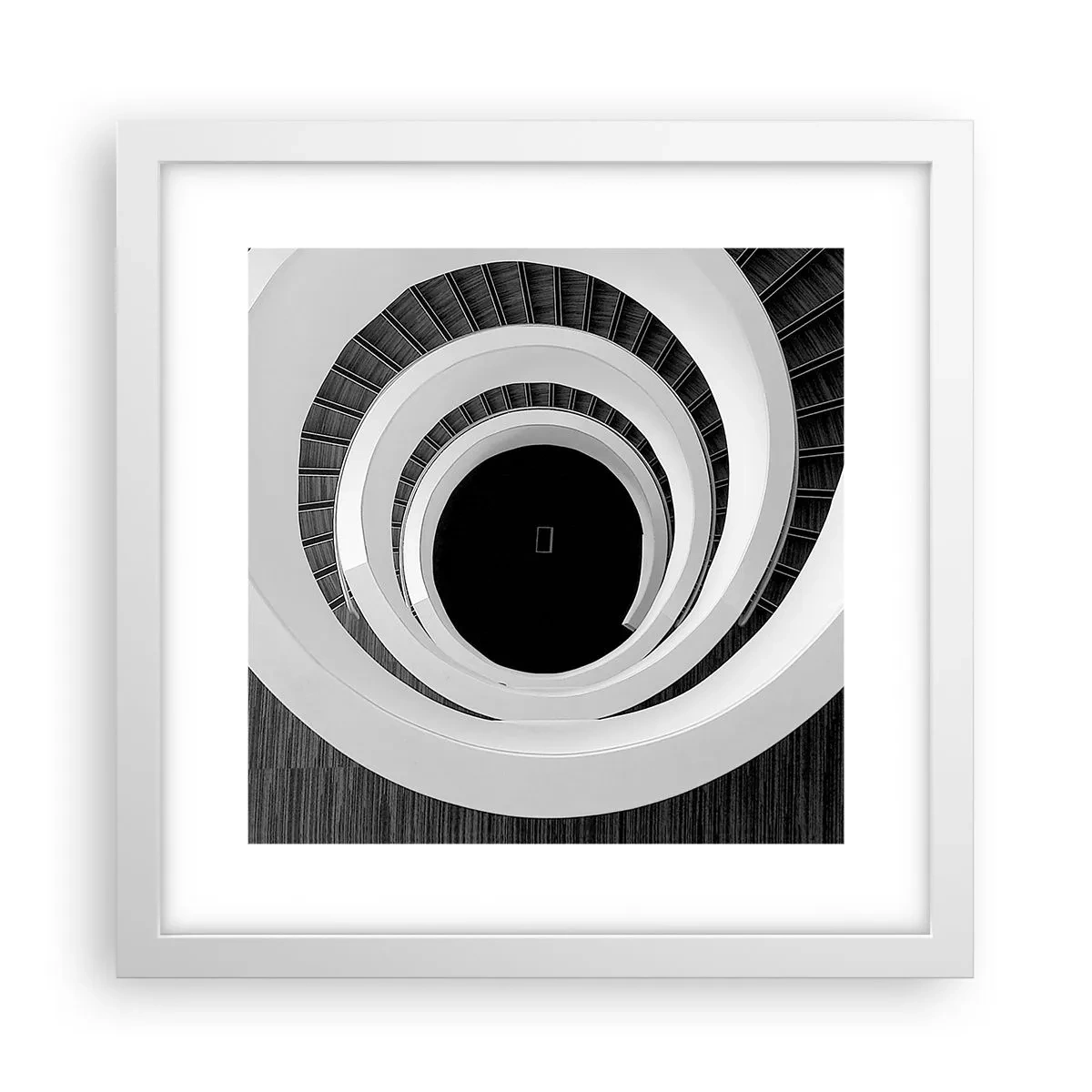 Poster în ramă albă - Până la miez - 30x30 cm