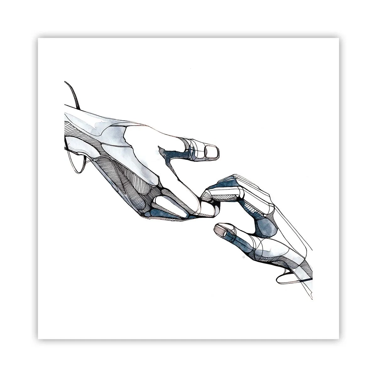 Poster - Gest frumos - 40x40 cm