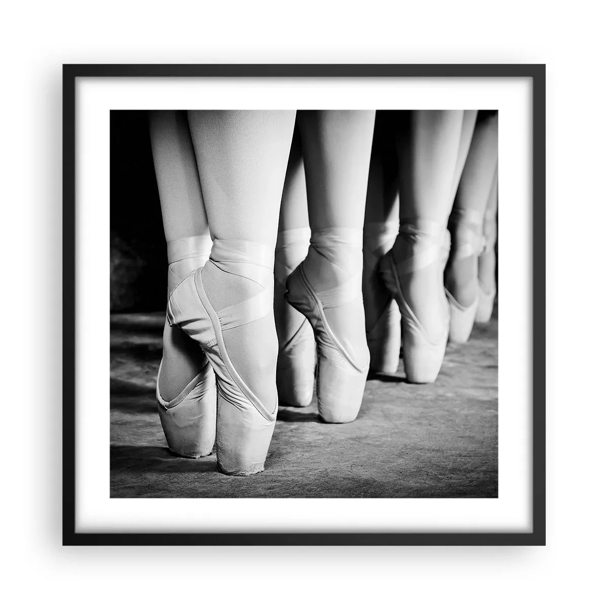 Poster în ramă neagră - Împreună, elegant - 50x50 cm