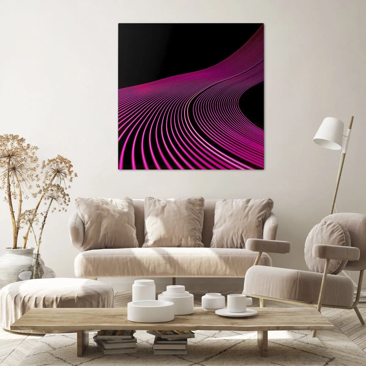 Tablou pe pânză - Bulevardul de lumină - 60x60 cm