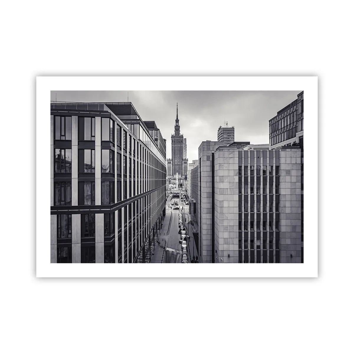 Poster - Vale citadină din Varșovia - 70x50 cm