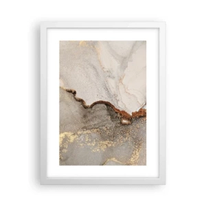 Poster în ramă albă - La granița culorilor - 30x40 cm