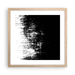 Poster în ramă de stejar deschis - Iar câștigătorul este... - 40x40 cm