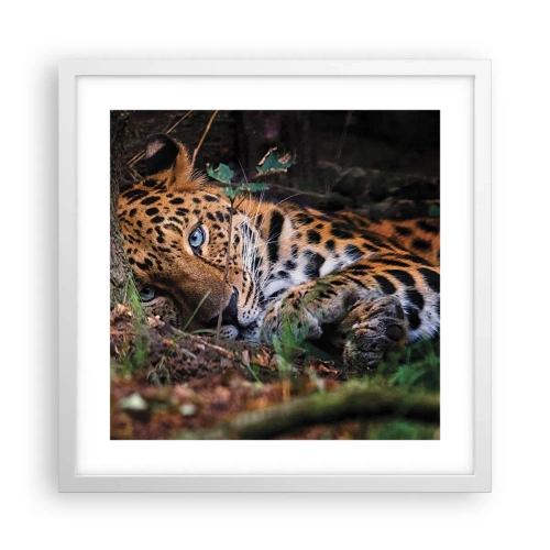 Poster în ramă albă - Să ai încredere în mine - 40x40 cm