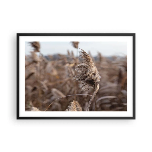 Poster în ramă neagră - E timpul să zbori cu vântul - 70x50 cm