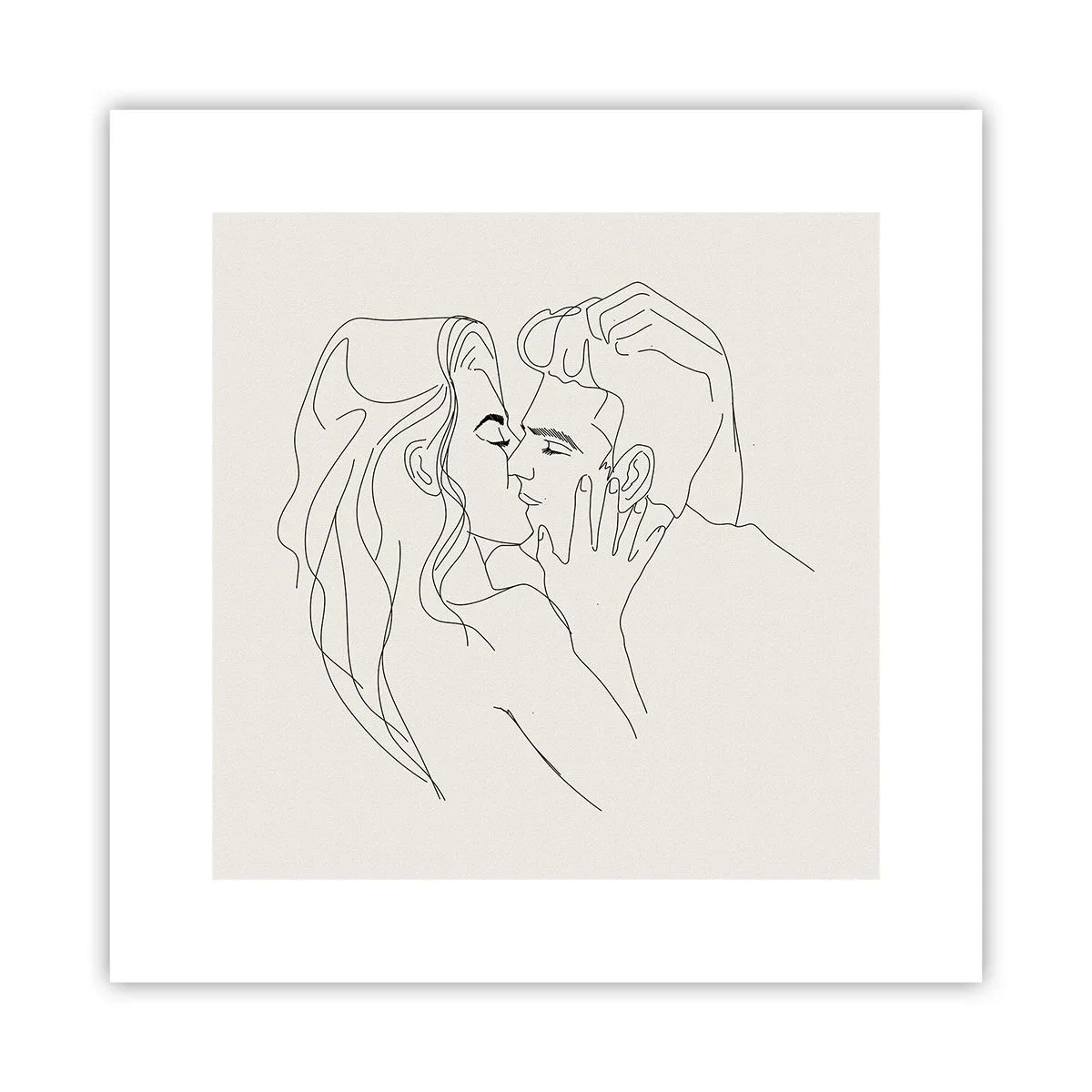 Poster - Încurcați în sentimente - 30x30 cm