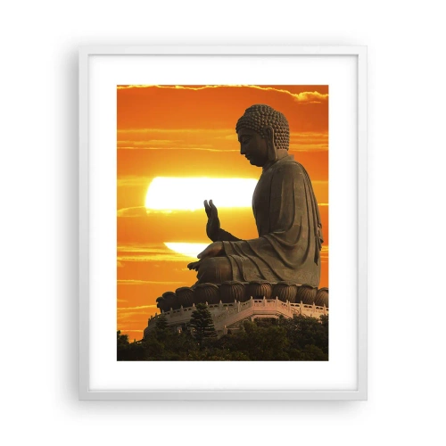 Poster în ramă albă - Fără frică de lume - 40x50 cm