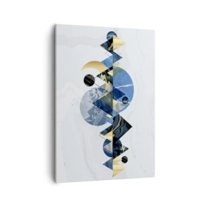 Tablou pe pânză - Peisaj geometric - 50x70 cm