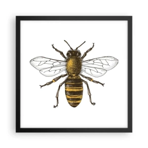 Poster în ramă neagră - Frumoasă și bună - 40x40 cm