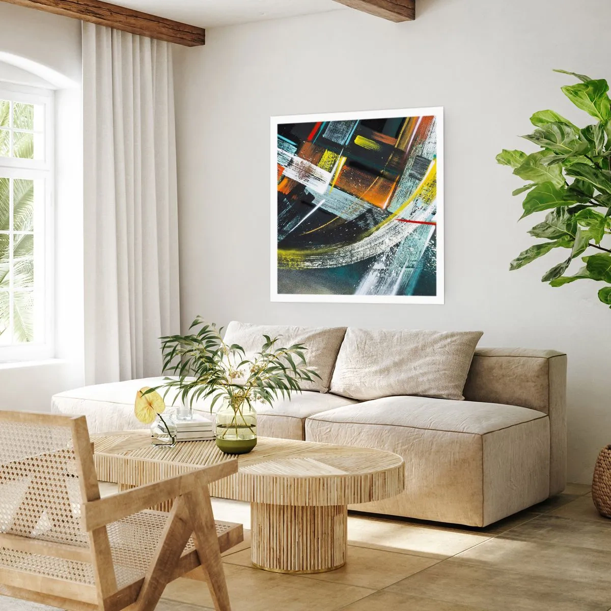 Poster - Energia în mișcare - 60x60 cm