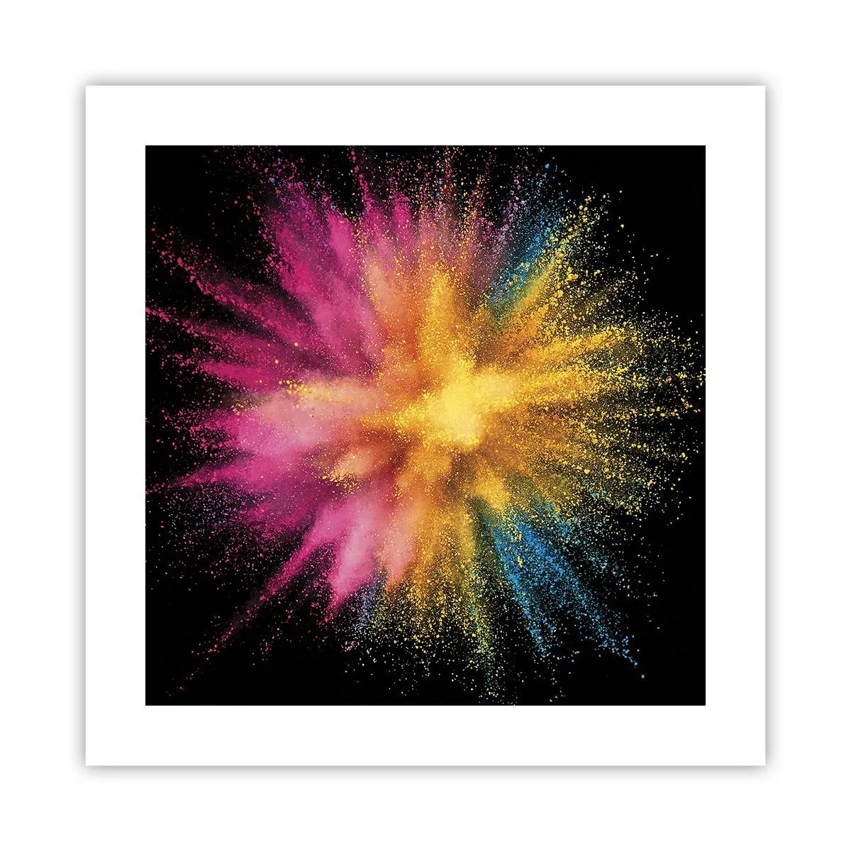 Poster - Nașterea culorii - 40x40 cm