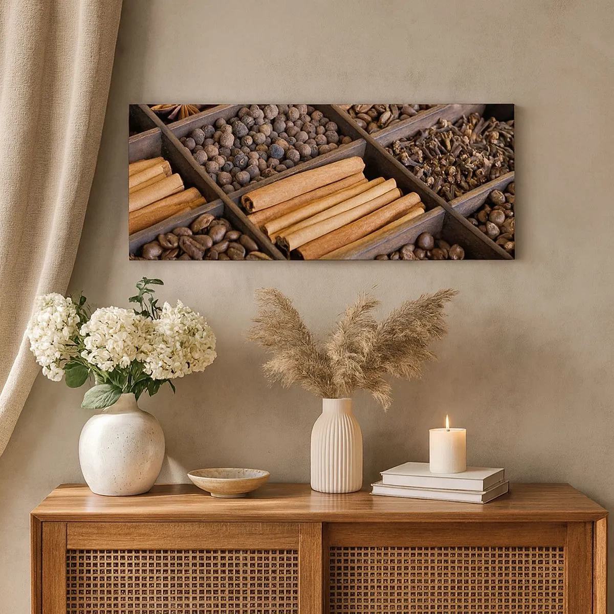 Tablou pe pânză - Tezaur de arome - 100x40 cm