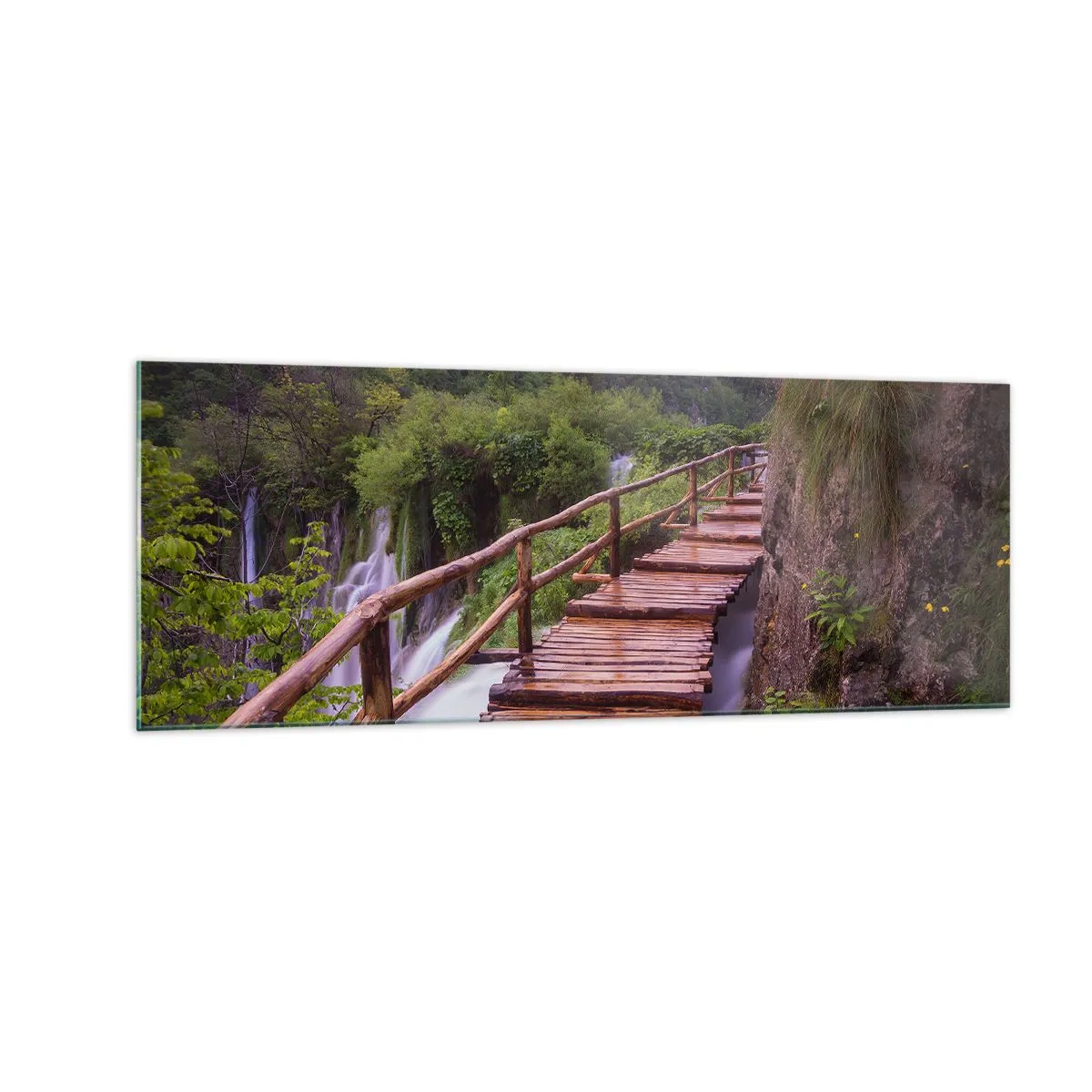 Tablou pe sticlă - Frumusețe de necrezut - 140x50 cm