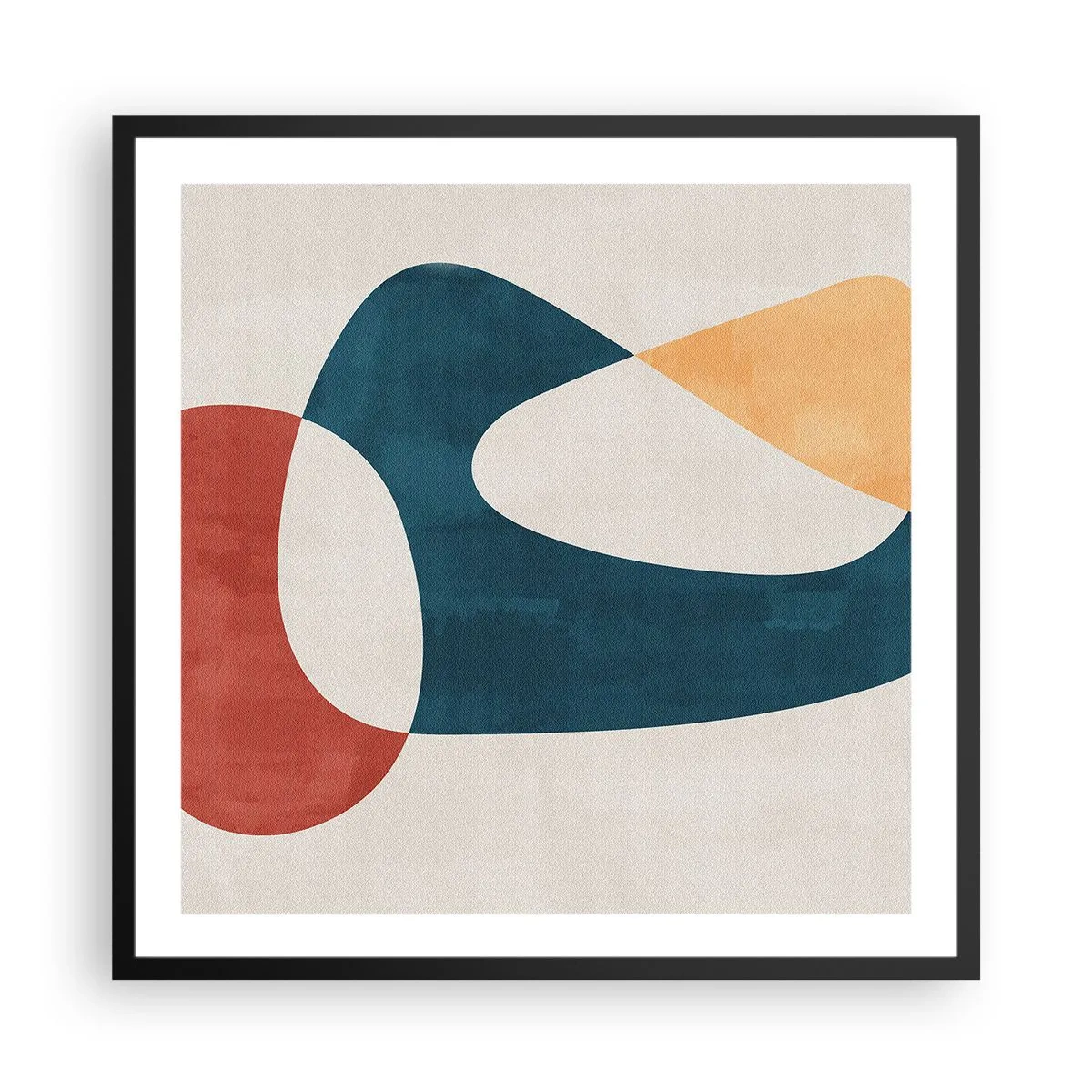 Poster în ramă neagră - Influențe și metamorfoze - 60x60 cm