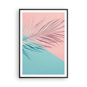Poster în ramă neagră - Impresie tropicală - 70x100 cm