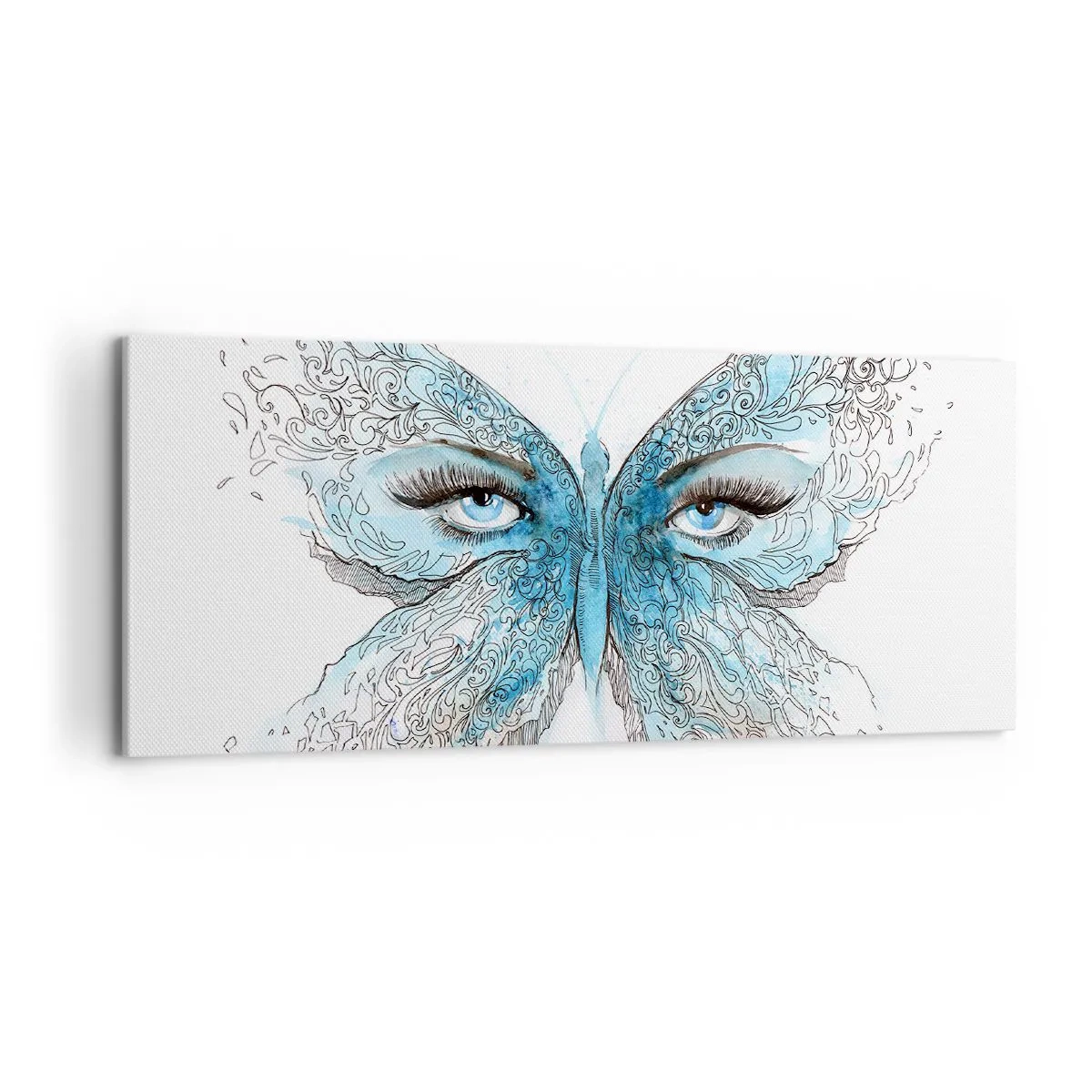 Tablou pe pânză - Polyommatus eros - 120x50 cm