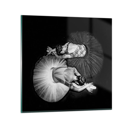 Tablou pe sticlă - Yin și yang - echilibrul perfect - 40x40 cm