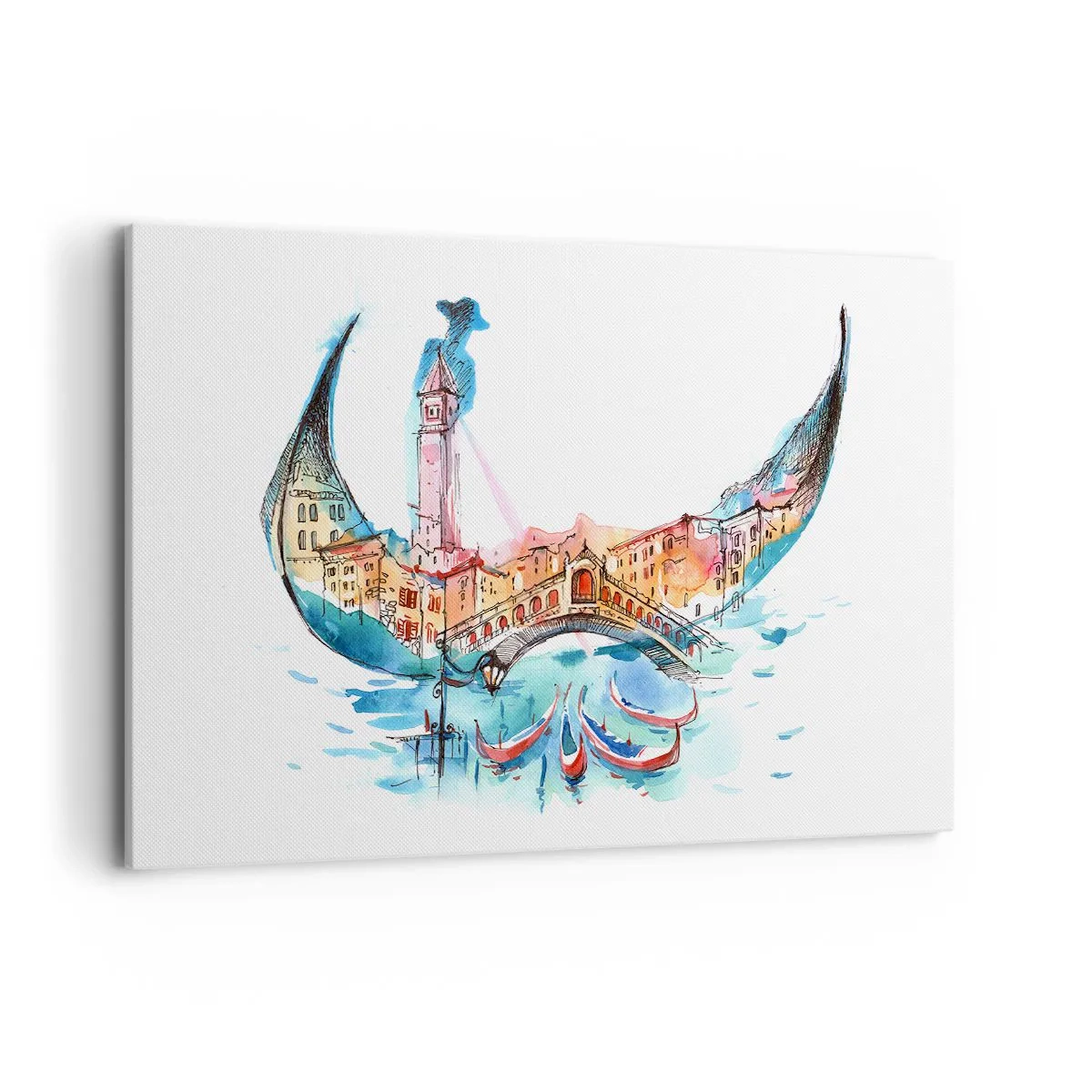 Tablou pe pânză - Croazieră prin oraș - 120x80 cm