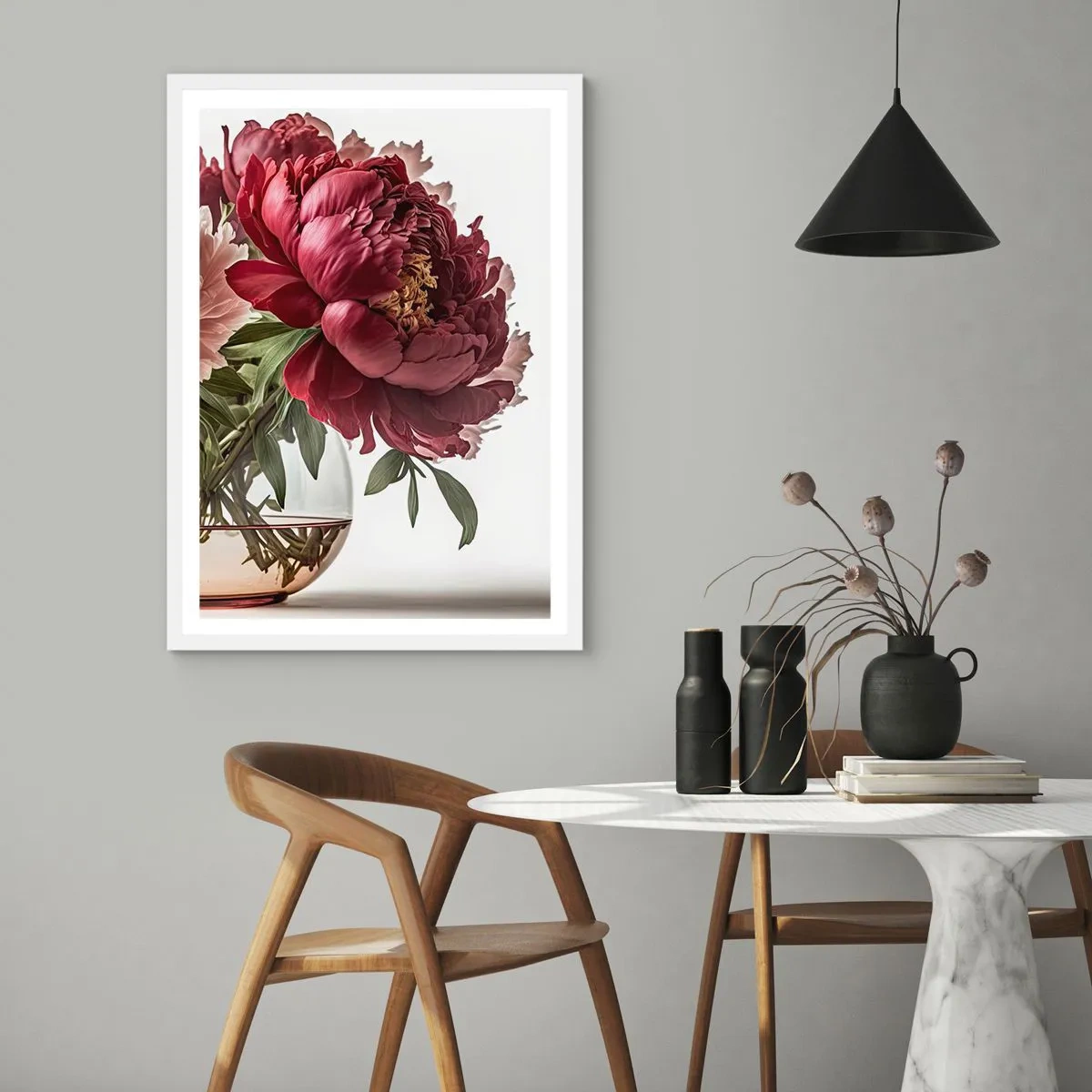 Poster în ramă albă - În plină înflorire - 50x70 cm