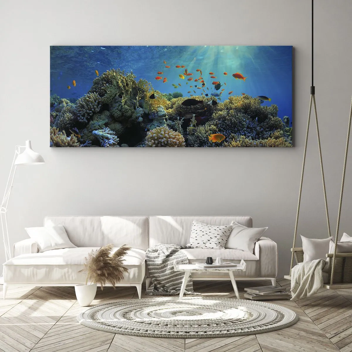 Tablou pe pânză - Comori subacvatice - 160x50 cm