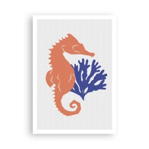 Poster - Pe o pajiște subacvatică - 70x100 cm