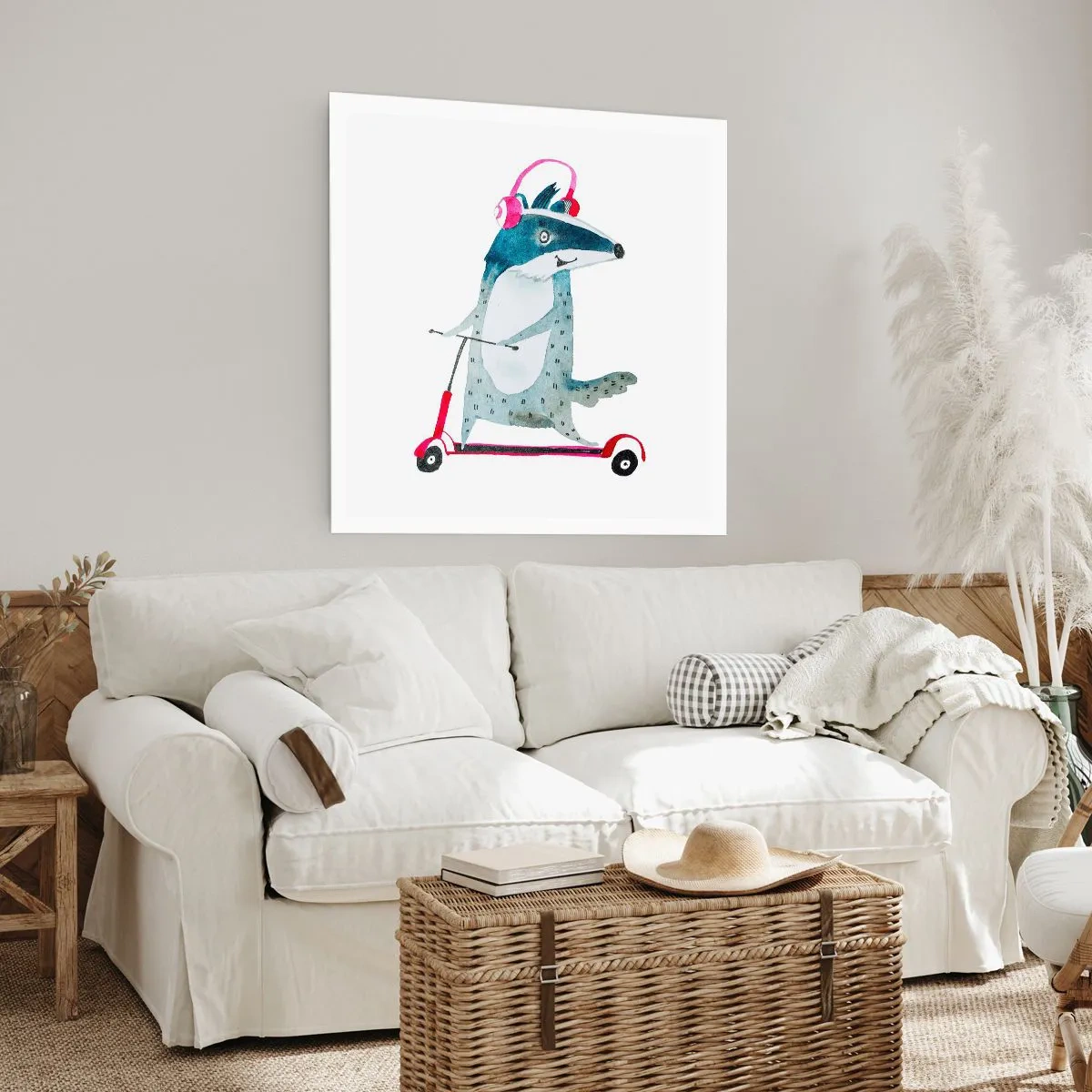 Poster - Bucurie de bursuc - 50x50 cm