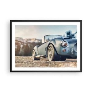 Poster în ramă neagră - Pentru că stilul contează - 70x50 cm