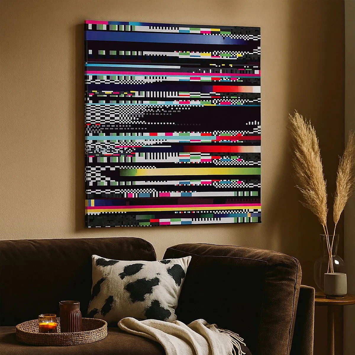 Tablou pe pânză - Imaginea controlată a realității - 30x30 cm