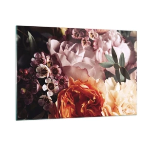 Tablou pe sticlă - Înghesuite în frumusețe - 120x80 cm