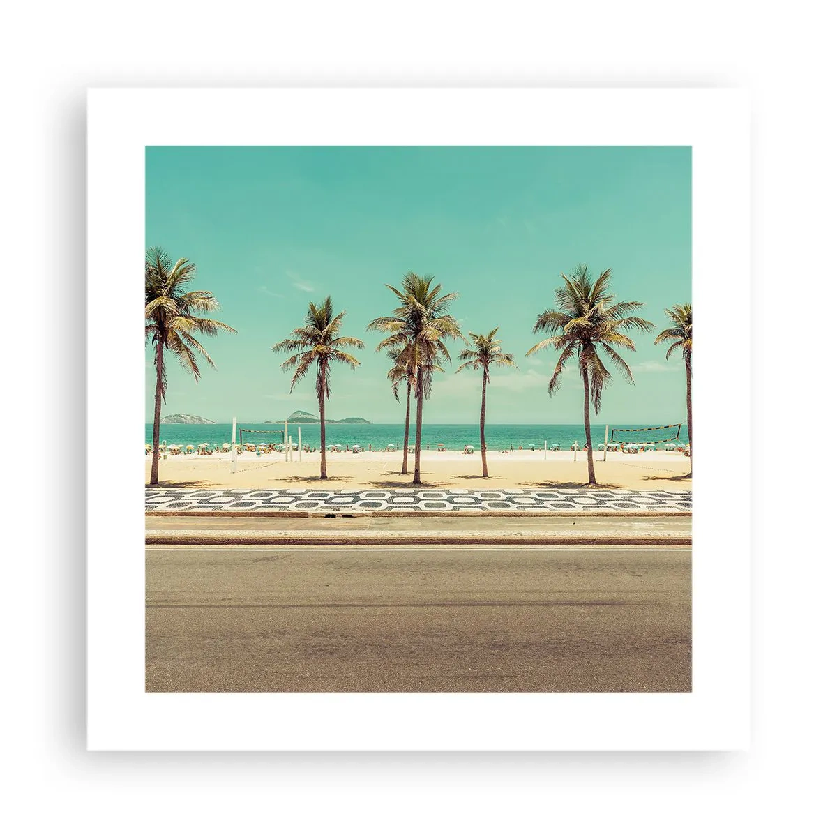 Poster - La paza plajei - 40x40 cm