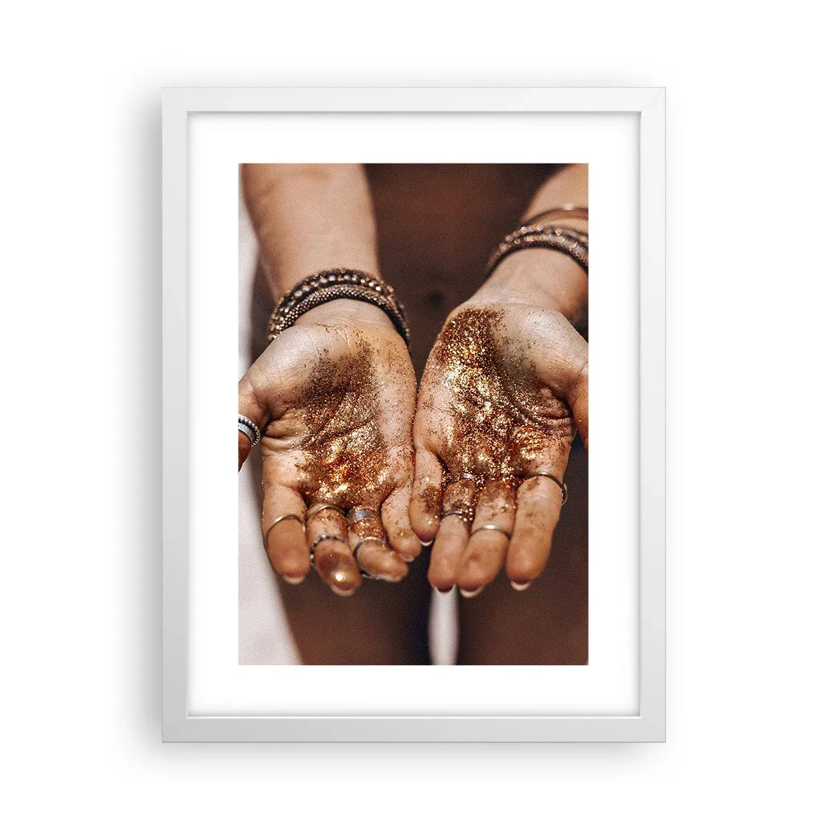 Poster în ramă albă - Un cadou pentru tine - 30x40 cm