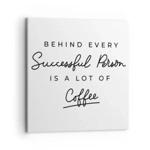 Tablou pe pânză - Secretul succesului - 70x70 cm