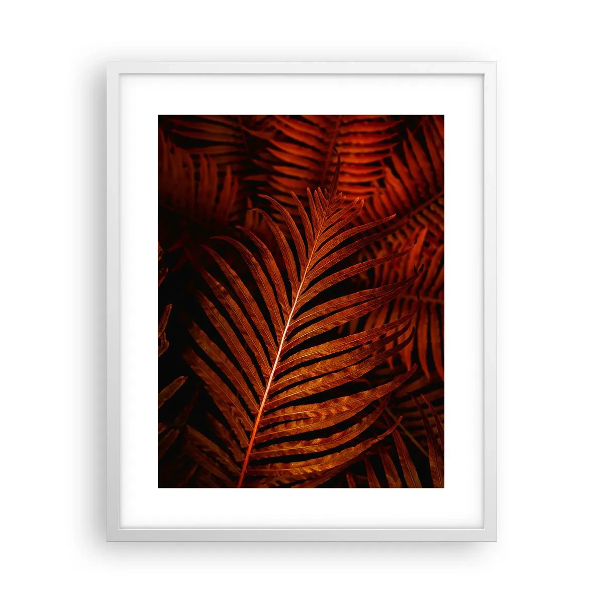 Poster în ramă albă - Ardoarea vieții - 40x50 cm