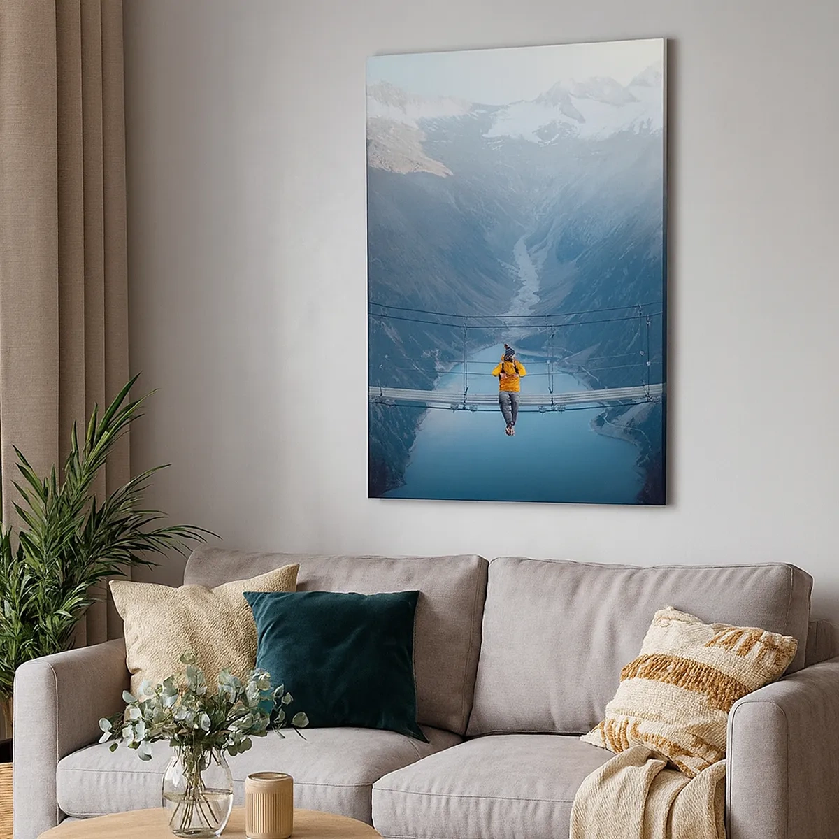 Tablou pe pânză Canvas - Încântat în suspensie - 50x70 cm